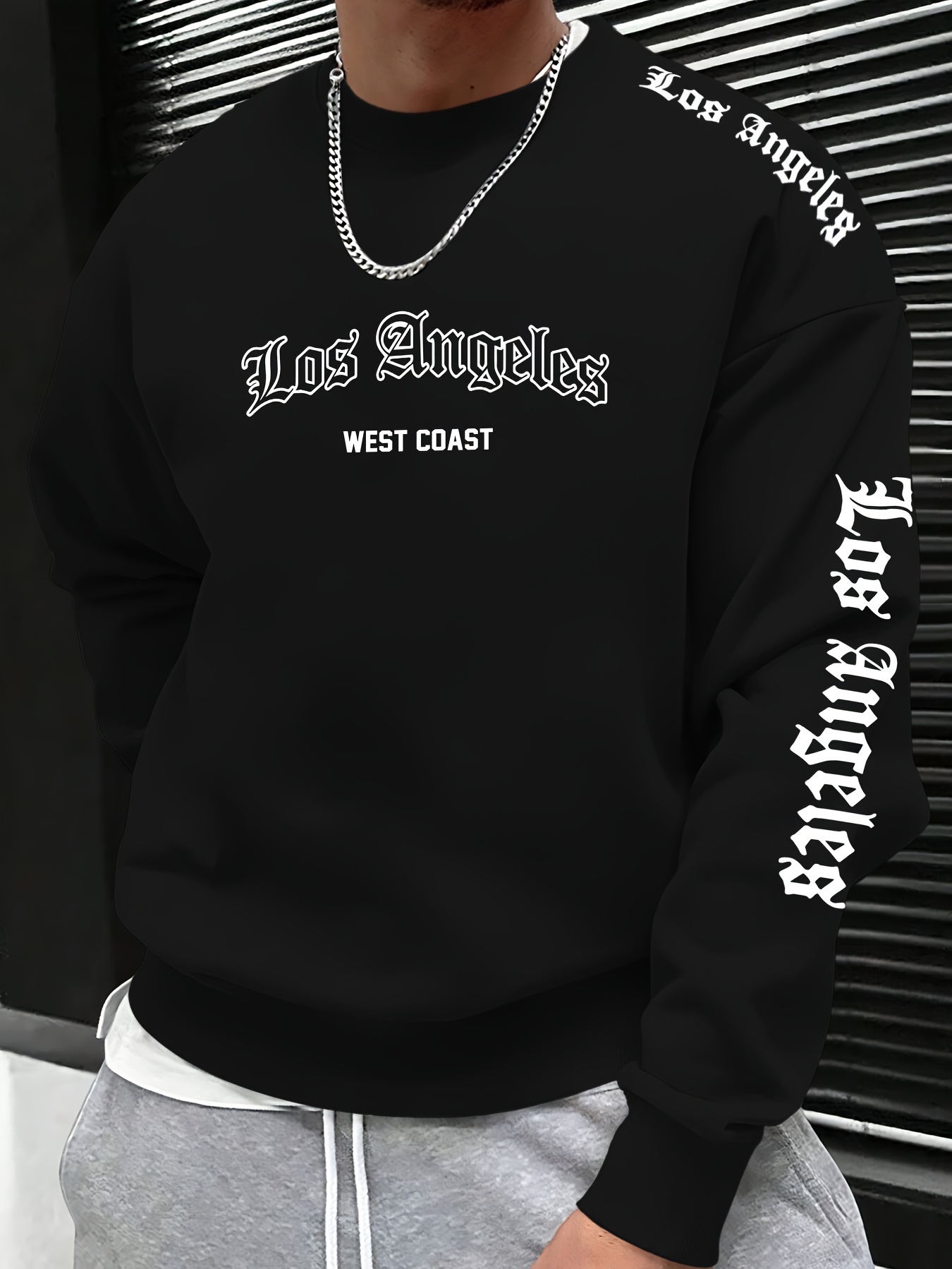 Mens Fashion Top - 2026 Autumn/Winter Men's Round-neck Sweatshirt with