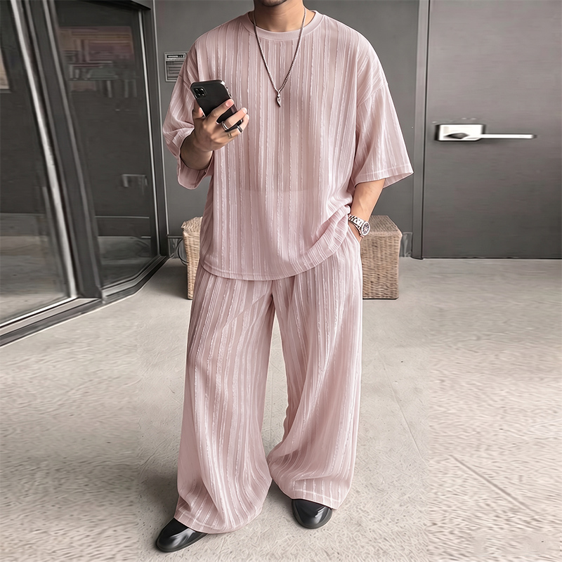 Men'S Fashion Advice - INCERUN Men's Sets Striped See Through