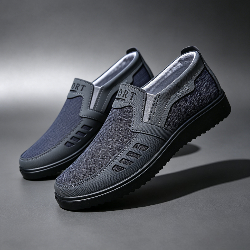 Men'S Fashion Loafers - Men Slip‑On Canvas Loafers Breathable Comfort