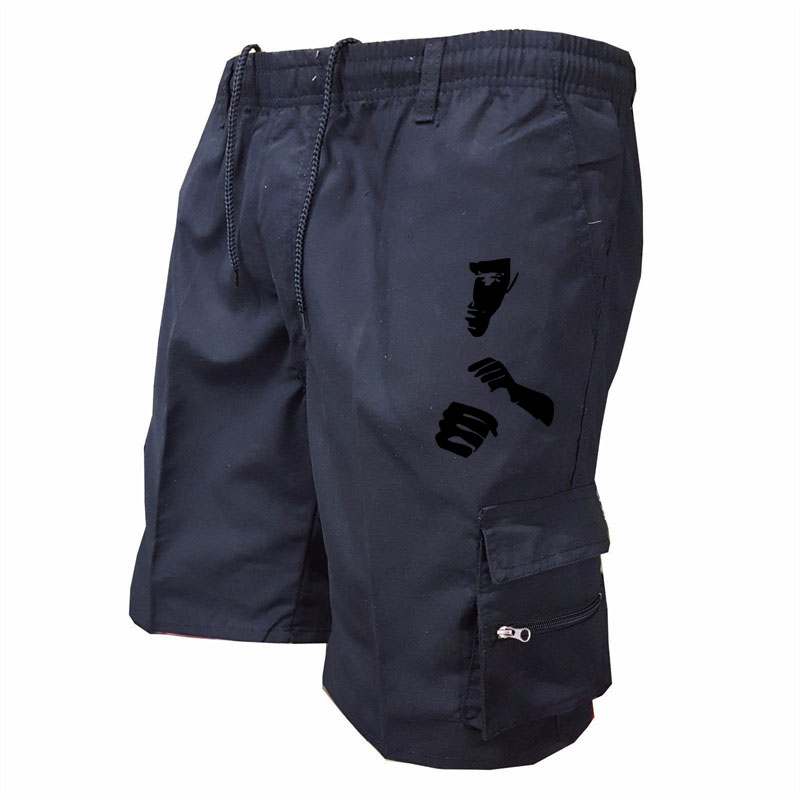 Fashion Print Workwear Shorts  - Mens Fashion Cargo Pants ulasan dan harga