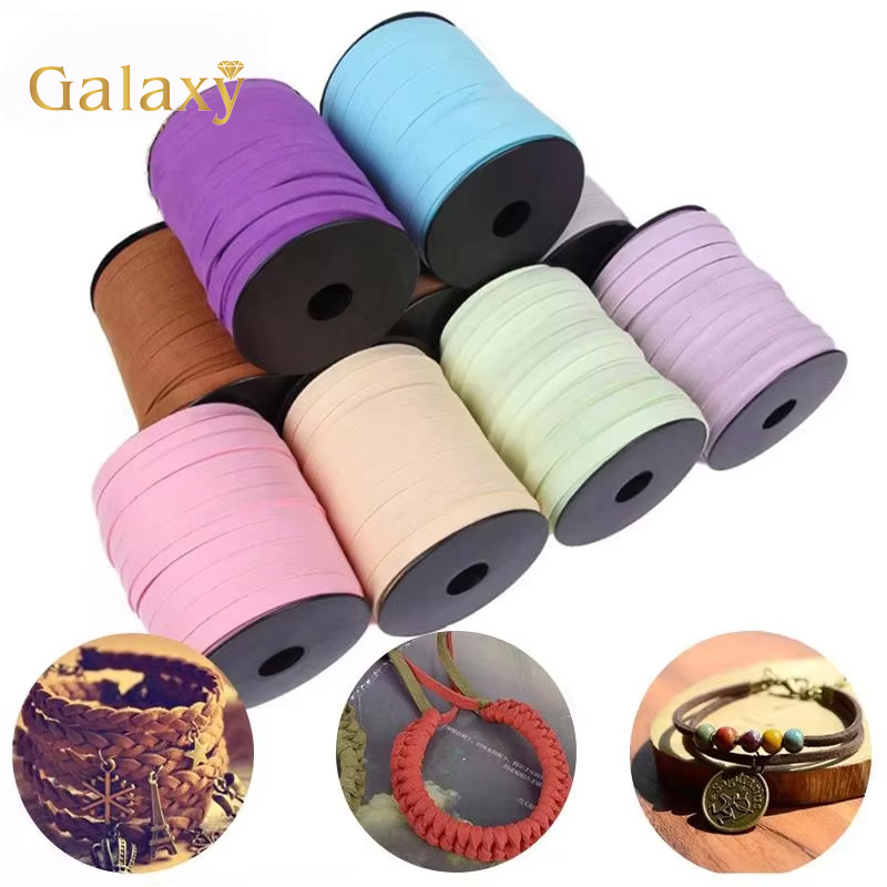 10mm 45m/Roll Korean Flat Faux - Leather Belt Braided ulasan dan harga