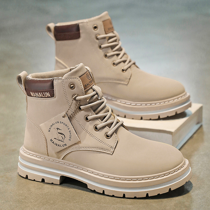 Classic Men High Top Boots Hig - Men'S Fashion Loafers ulasan dan harga