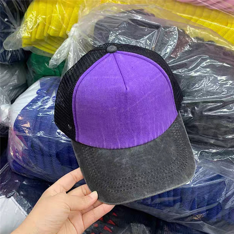 Mesh  Washed Foam Baseball Cap - Trucker Hat Cap ulasan dan harga