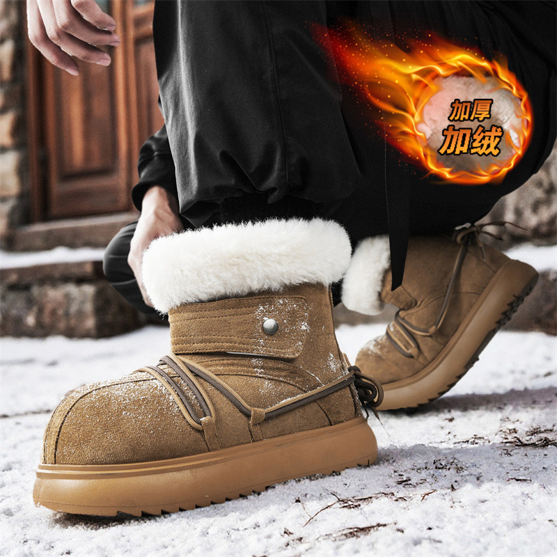 2025 New Winter Men Snow Boots - Men'S Fashion Loafers ulasan dan harga