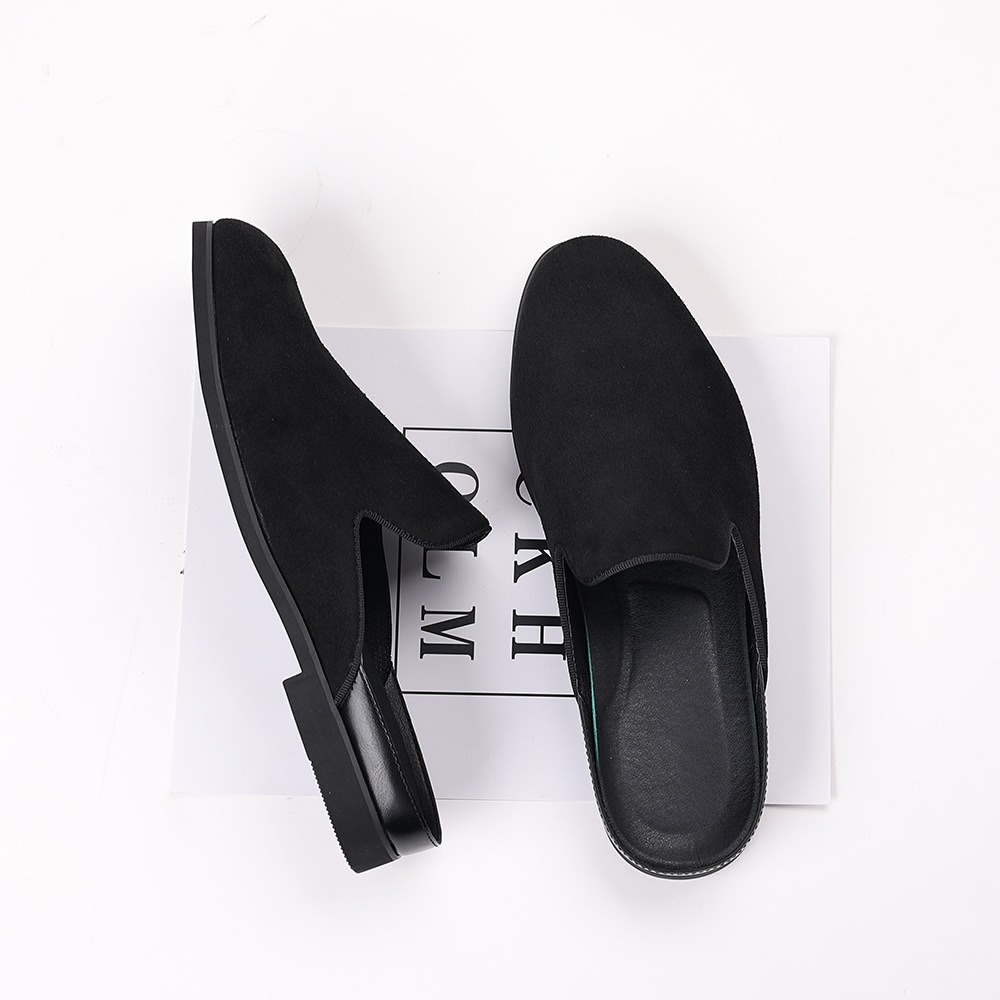 Suede Mules for Man Loafers Fo - Men'S Fashion Loafers ulasan dan harga