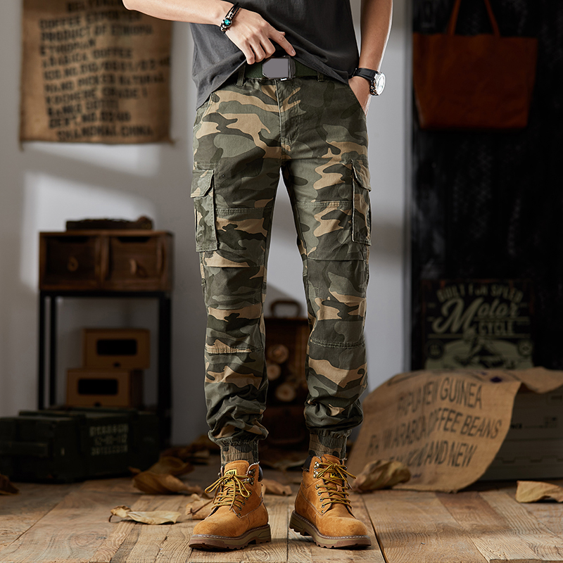 KSTUN Men Camouflage Cargo Pan - Mens Fashion Cargo Pants ulasan dan harga