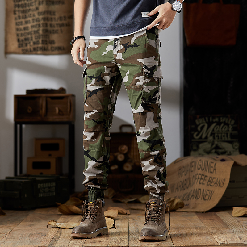 KSTUN Men Camouflage Cargo Pan - Mens Fashion Cargo Pants ulasan dan harga