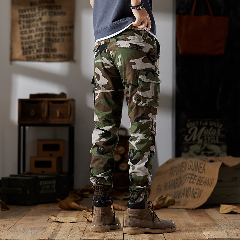 KSTUN Men Camouflage Cargo Pan - Mens Fashion Cargo Pants ulasan dan harga