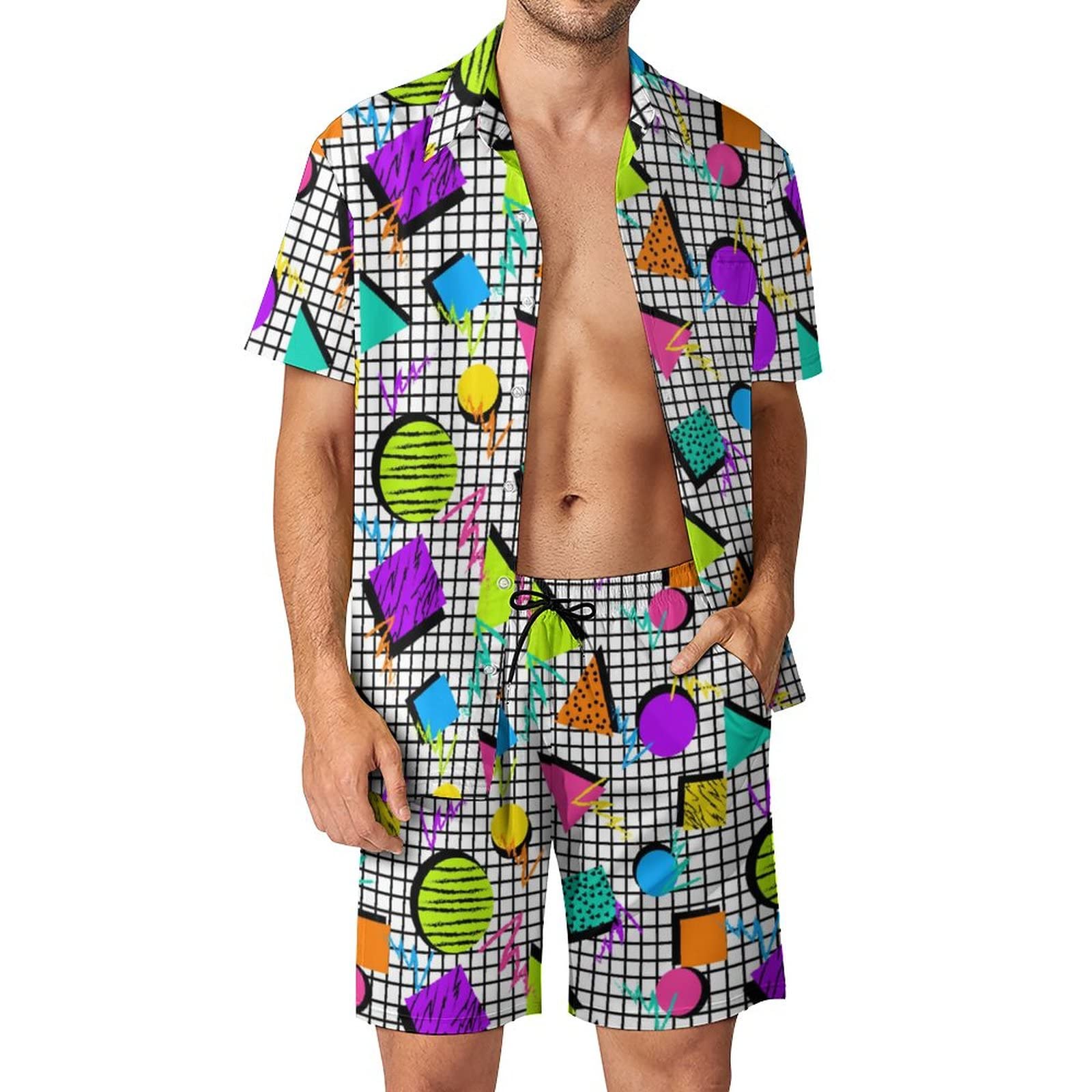 Summer Irregular Geometric 3D  - Men'S Fashion Advice ulasan dan harga