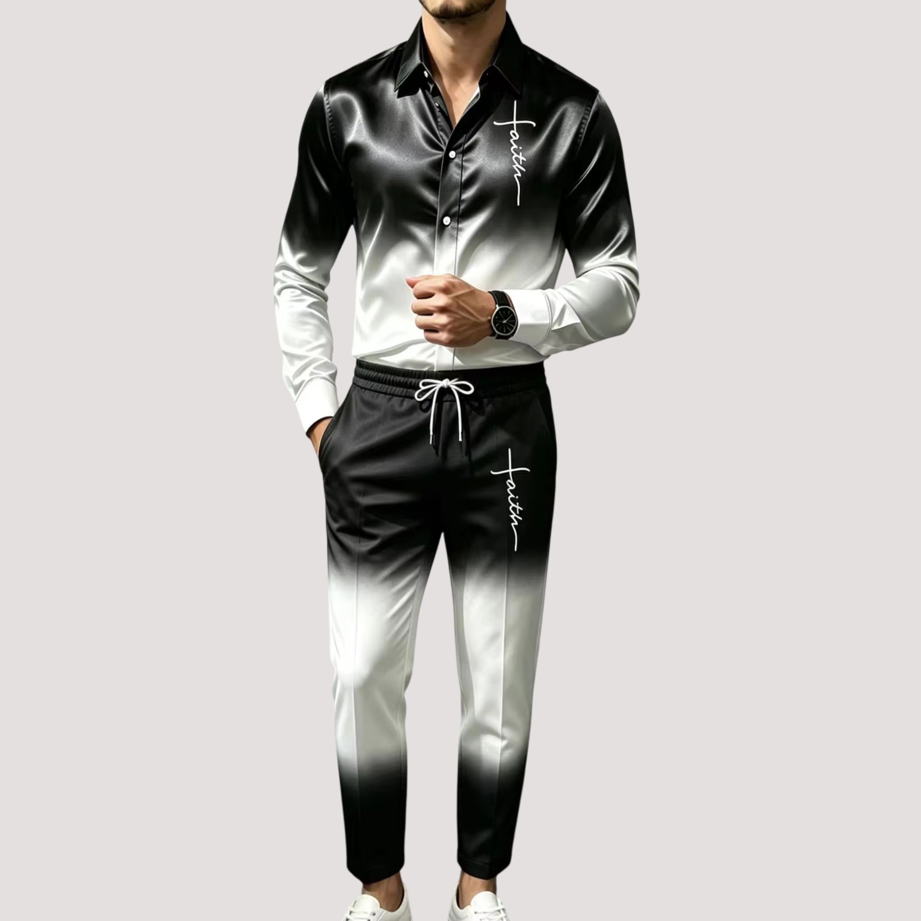 Men's Satin Silk Sports Suit T - Men'S Fashion Advice ulasan dan harga