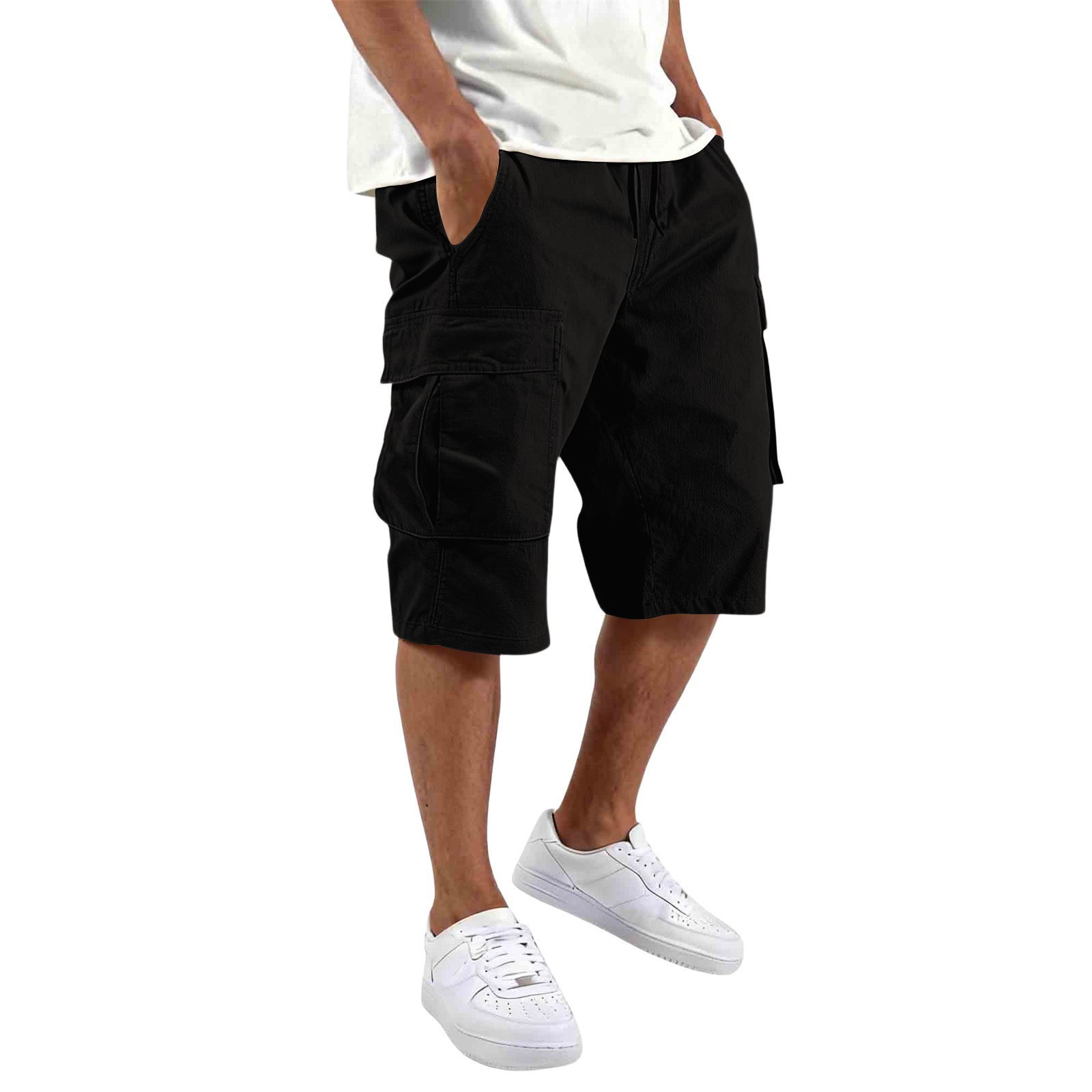 2026 Summer Men Loose Straight - Mens Fashion Cargo Pants ulasan dan harga