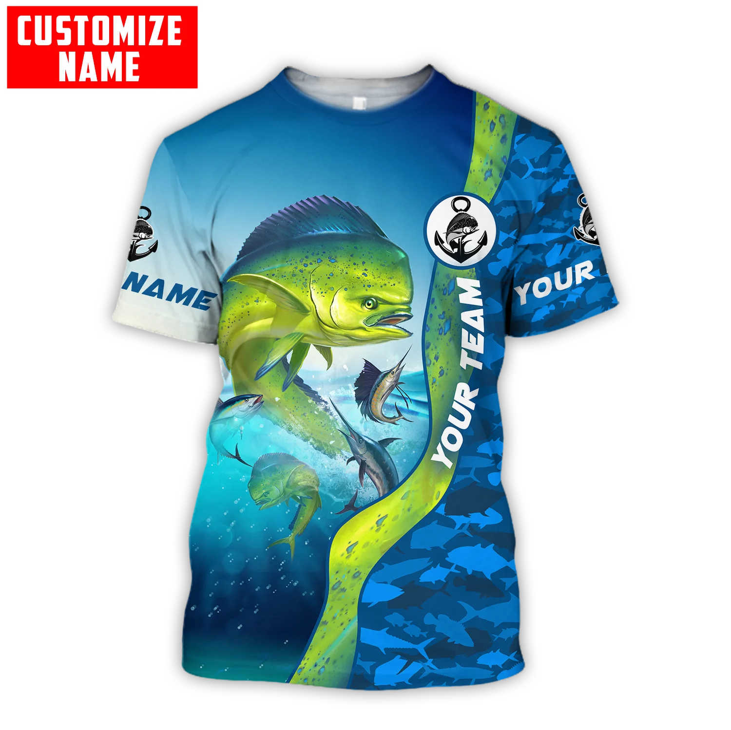 Custom name Mahi-mahi fishing  - Men'S Fashion Names ulasan dan harga