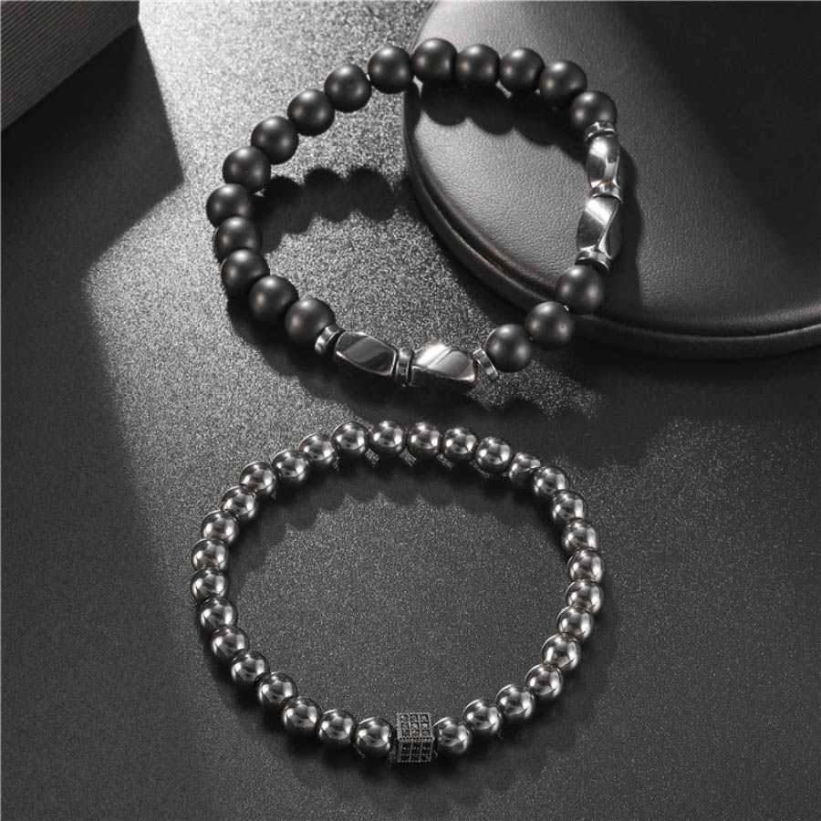 Premium Bracelet Set Men Natur - Mens Fashion Combination ulasan dan harga