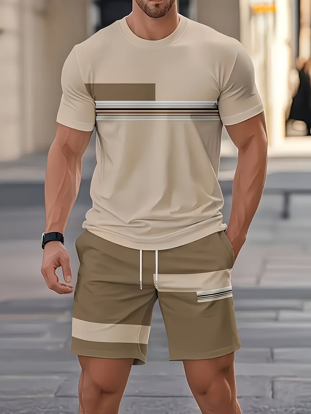Men's Summer Sets Funny 3D Str - Men'S Fashion Advice ulasan dan harga