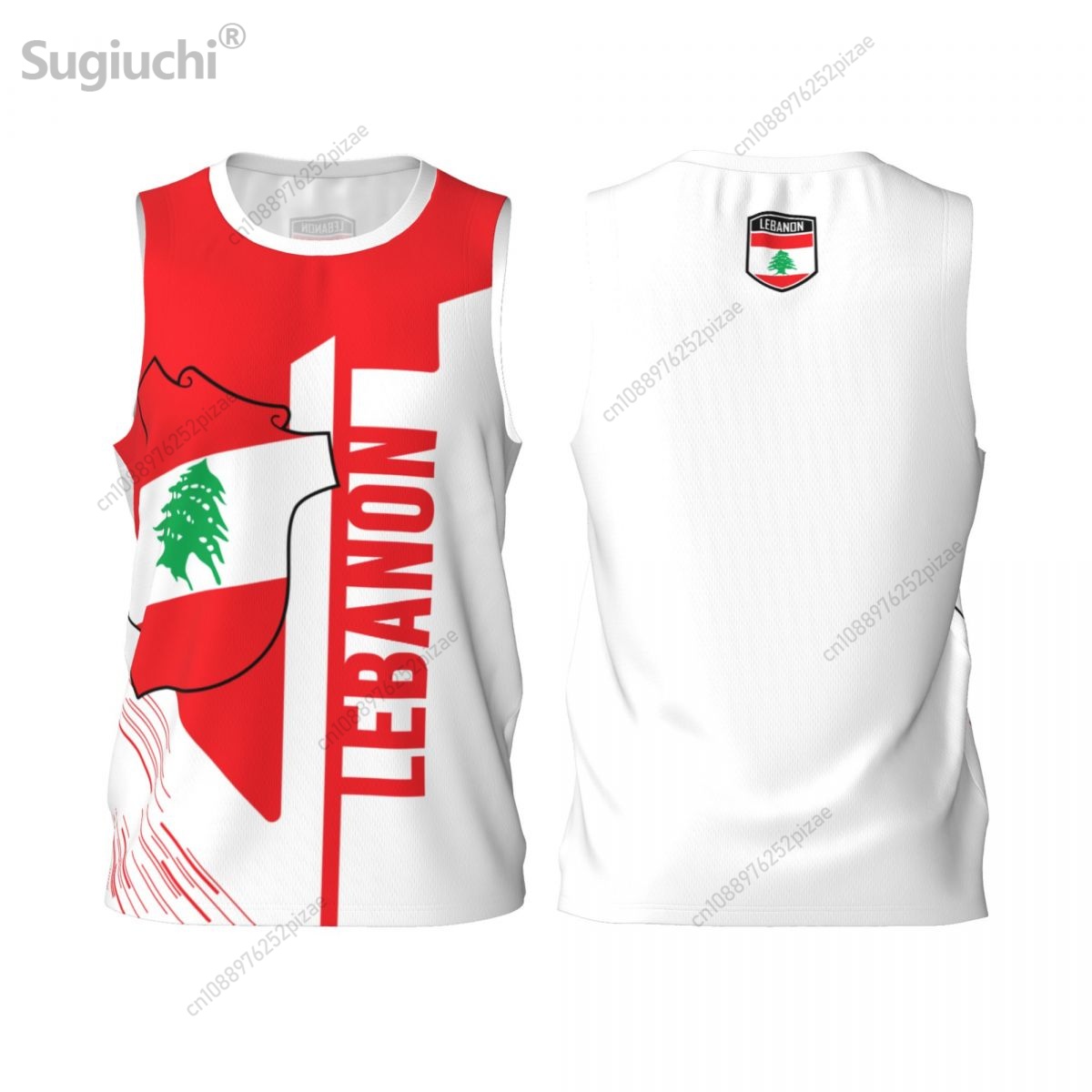 Custom Name Number Lebanon 3D  - Men'S Fashion Names ulasan dan harga