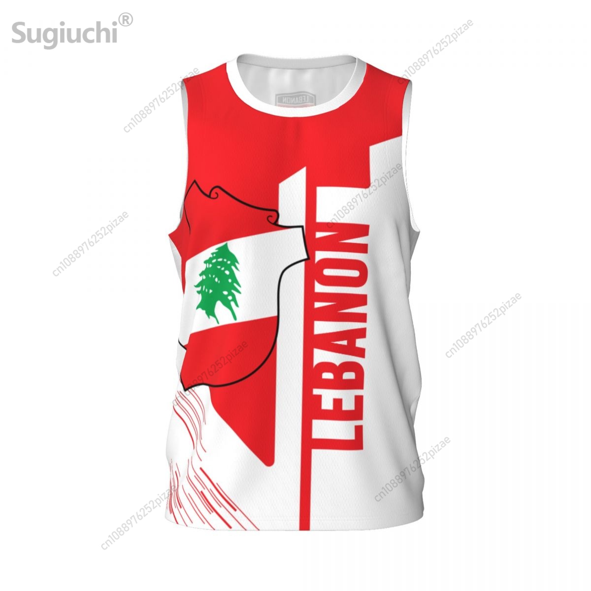 Custom Name Number Lebanon 3D  - Men'S Fashion Names ulasan dan harga