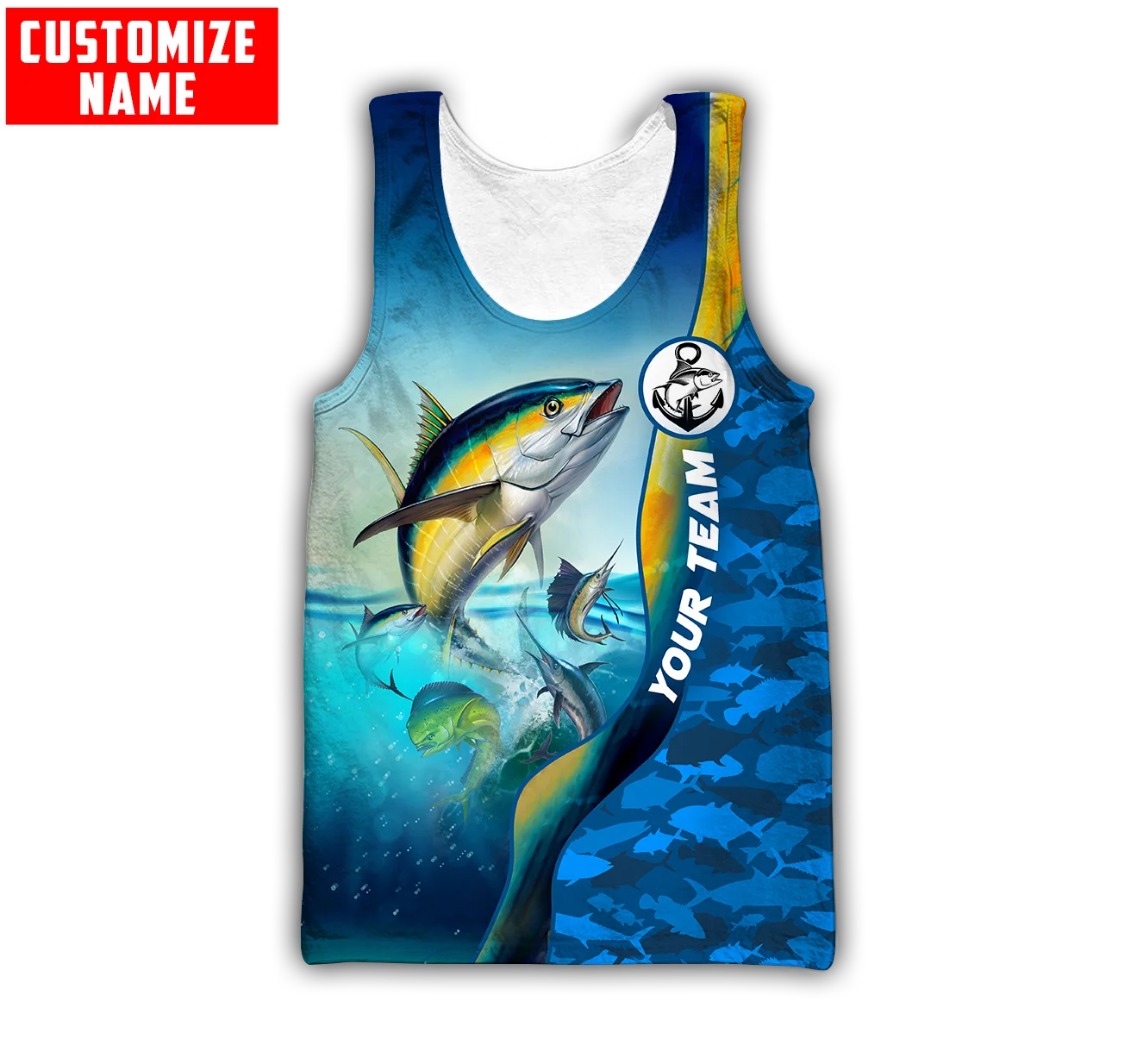 Custom name Mahi mahi fishing  - Men'S Fashion Names ulasan dan harga