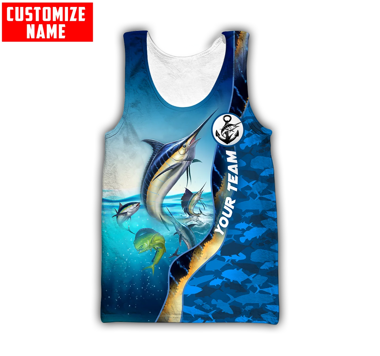 Custom name Mahi mahi fishing  - Men'S Fashion Names ulasan dan harga