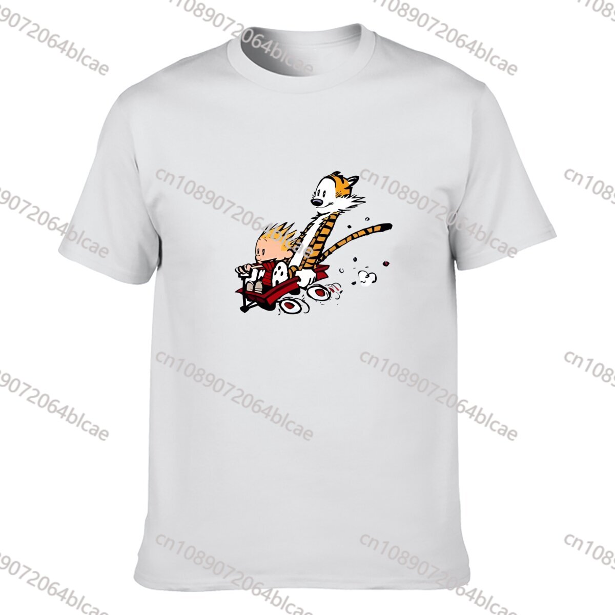 C-Calvin and H-Hobbes T Shirt  - Mens Fashion Combination ulasan dan harga