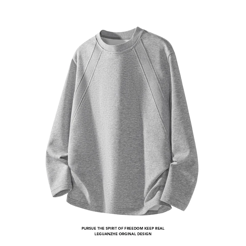 Men Fashion Raglan Seam Crew N - Mens Fashion Top ulasan dan harga