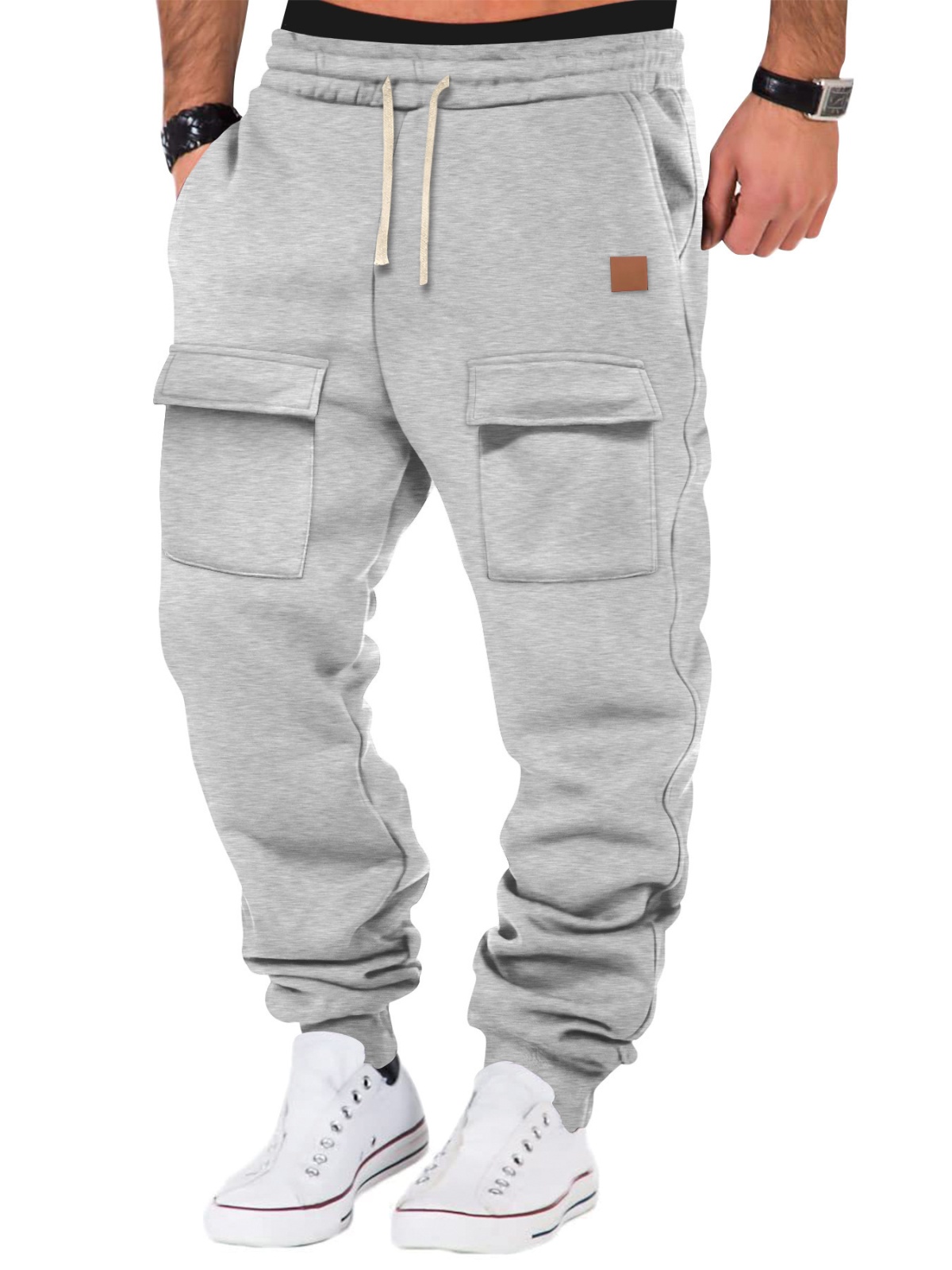 New men's fall and winter casu - Mens Fashion Cargo Pants ulasan dan harga
