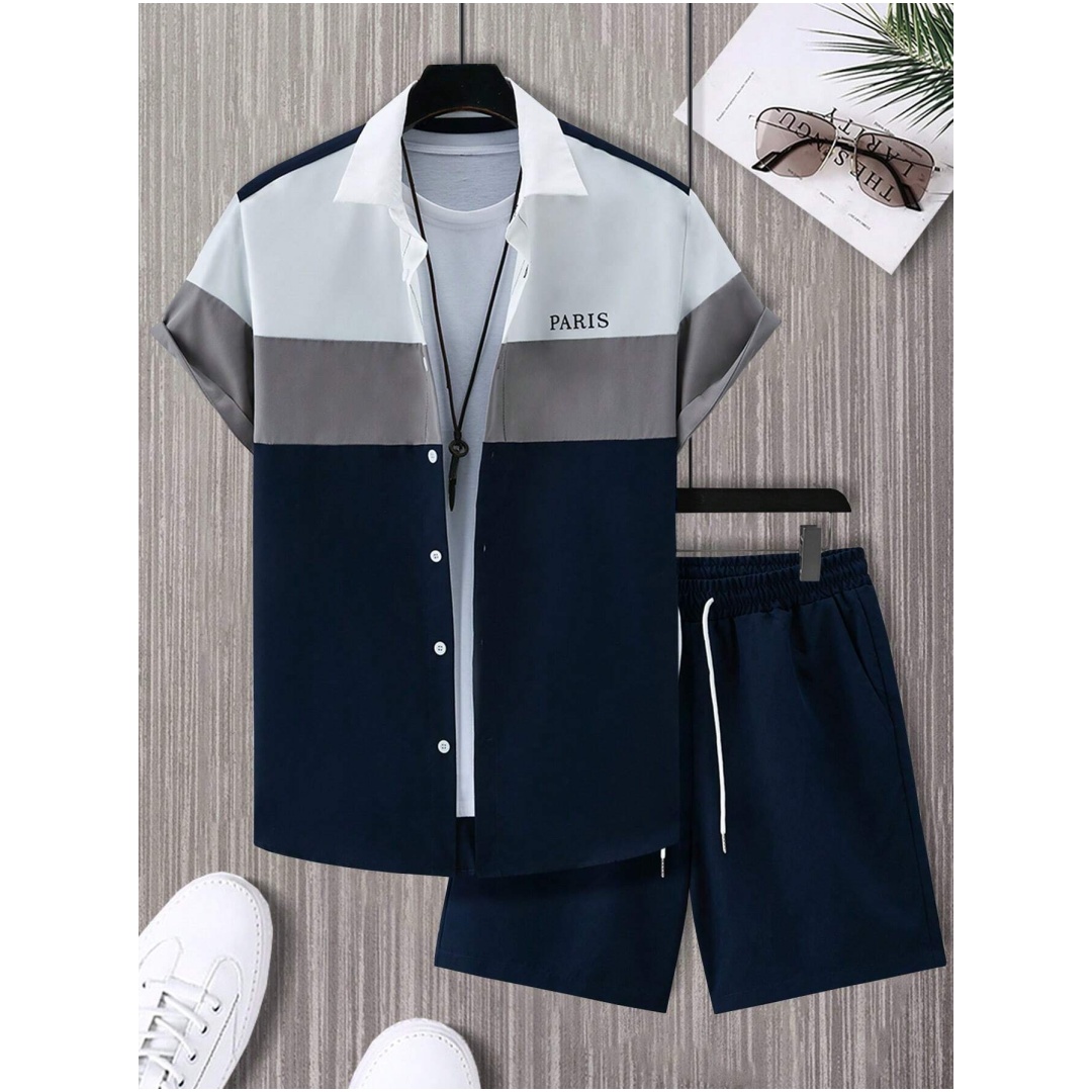 Men's Fashion Suit Blue And Wh - Men'S Fashion Advice ulasan dan harga