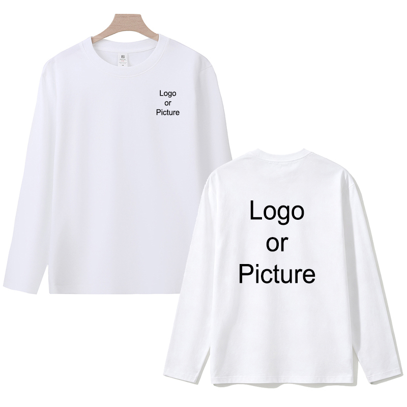 Customized Cotton Long Sleeve  - Mens Fashion Top ulasan dan harga