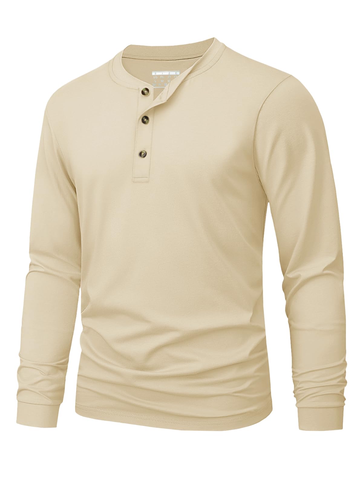 Men's Henley T-Shirt Simple So - Mens Fashion Top ulasan dan harga