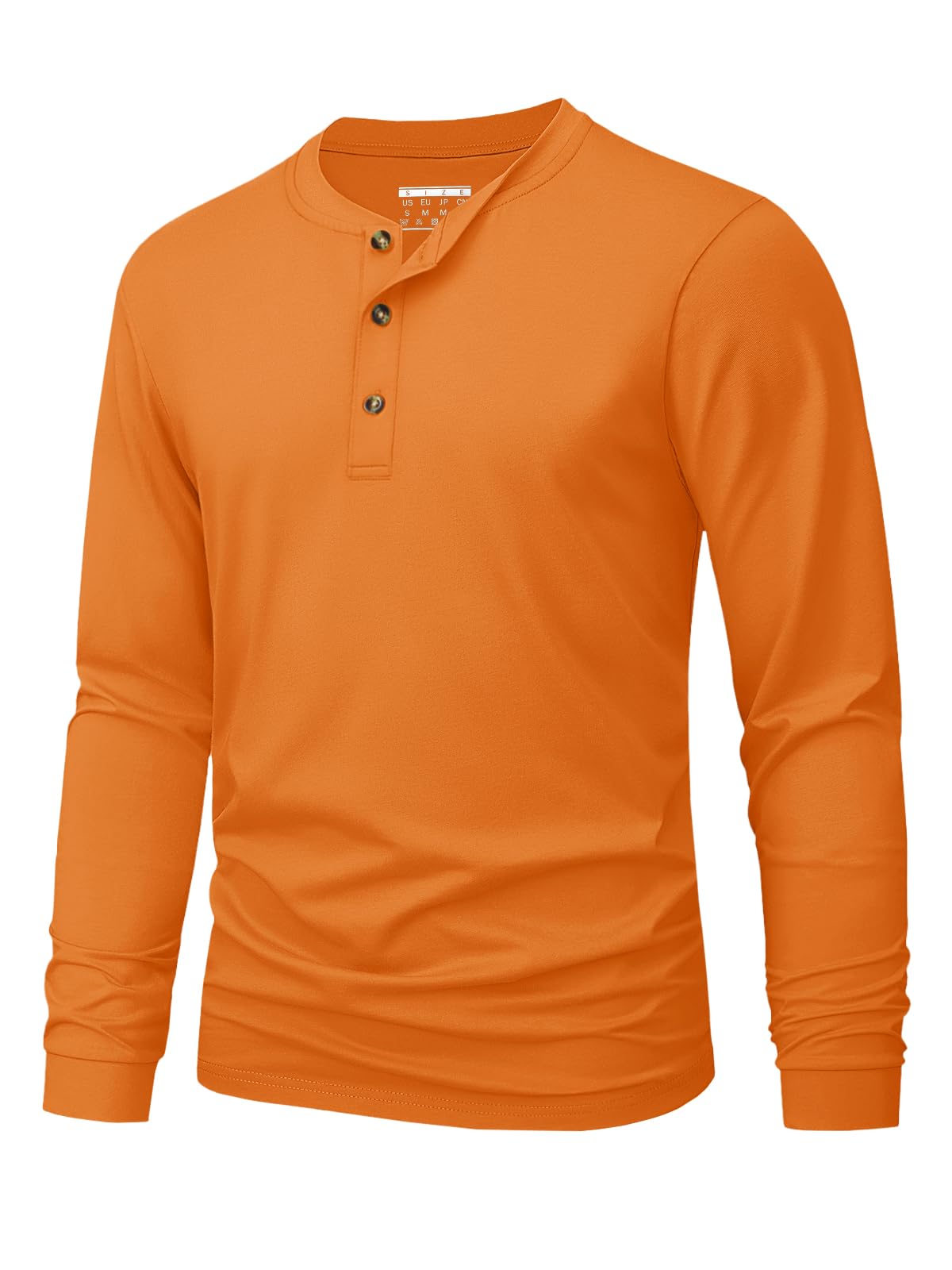 Men's Henley T-Shirt Simple So - Mens Fashion Top ulasan dan harga