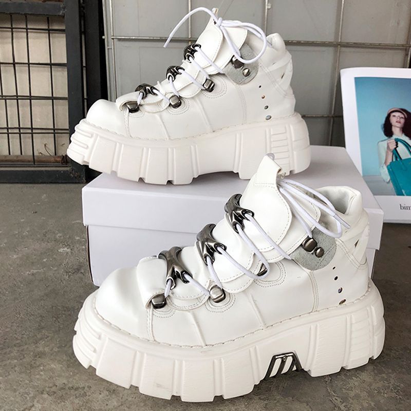 2026 Women Goth Leather Heavy  - Men'S Fashion Loafers ulasan dan harga