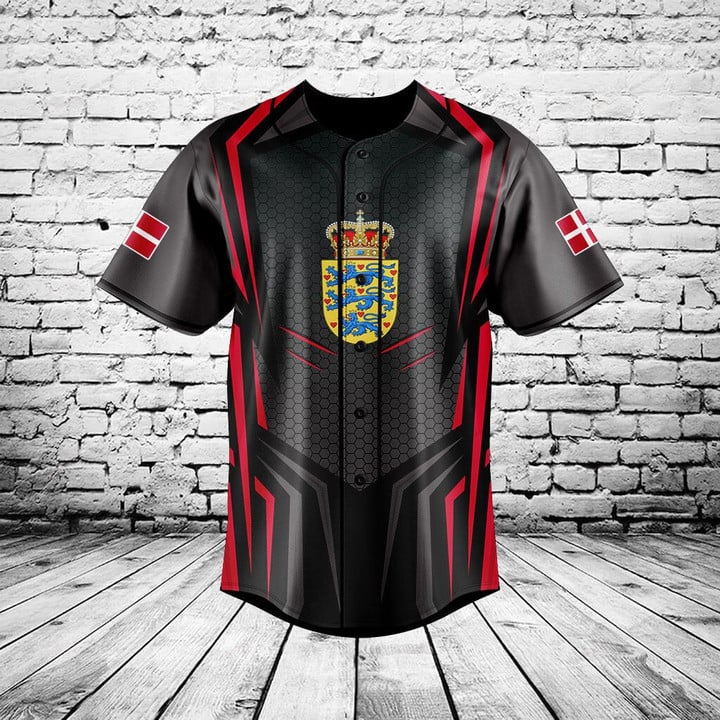 Custom Name Denmark Flag Graph - Men'S Fashion Names ulasan dan harga