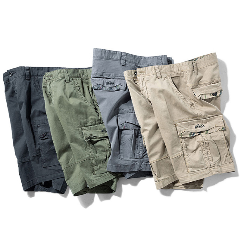 Summer Mens Multi Pockets Cott - Mens Fashion Cargo Pants ulasan dan harga