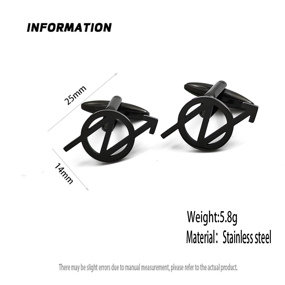 Cufflinks 316L Stainless Steel - Mens Fashion Combination ulasan dan harga